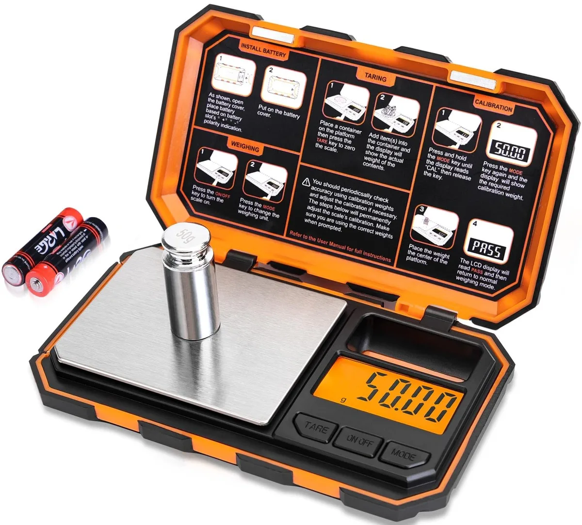  Fuzion Digital Pocket Scale 500g x 0.01g 6 Units — product photo