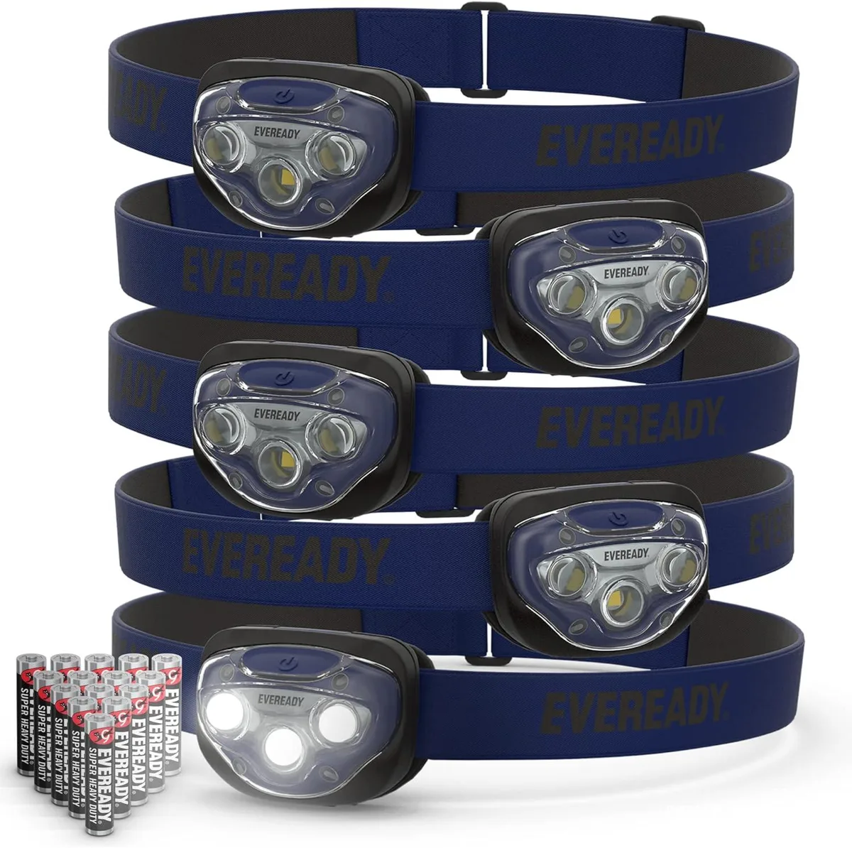 TUKO TUKO Pro200 LED Headlamp 5-Pack 45m IPX4 — product photo