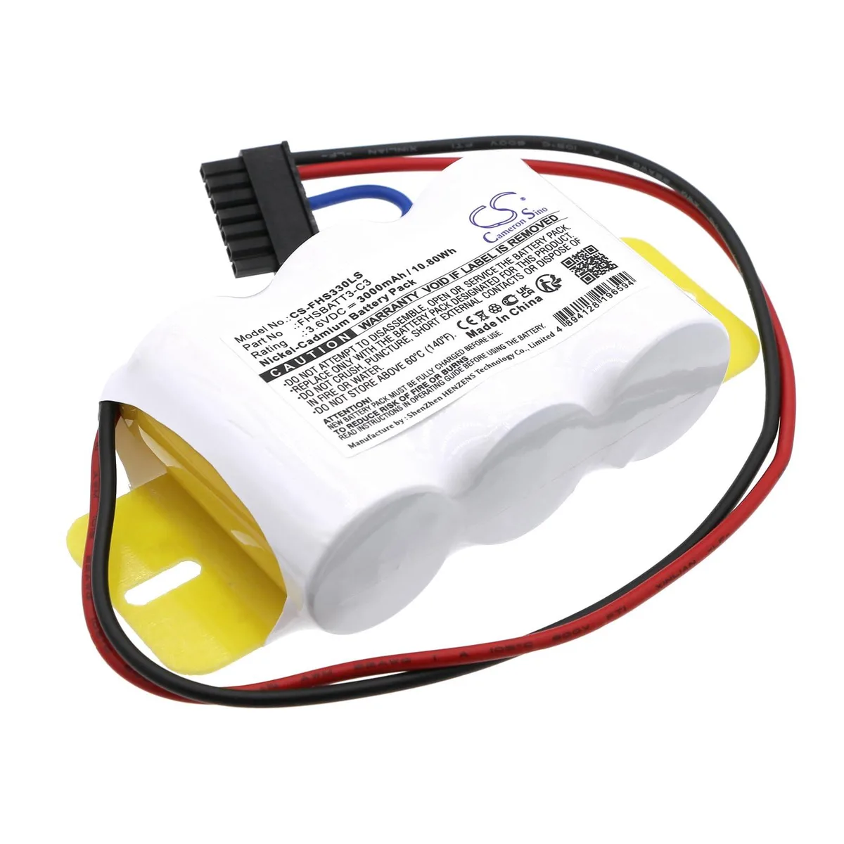  Cameron Sino FHSBATT3-C3 3000mAh 3.6V Nickel-Zinc Battery — product photo