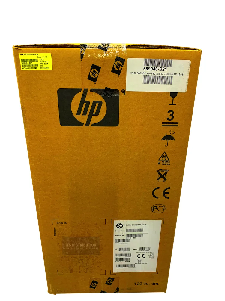 HP HP ProLiant BL680c G7 589046-B21 Blade Server Intel Xeon 16GB — product photo