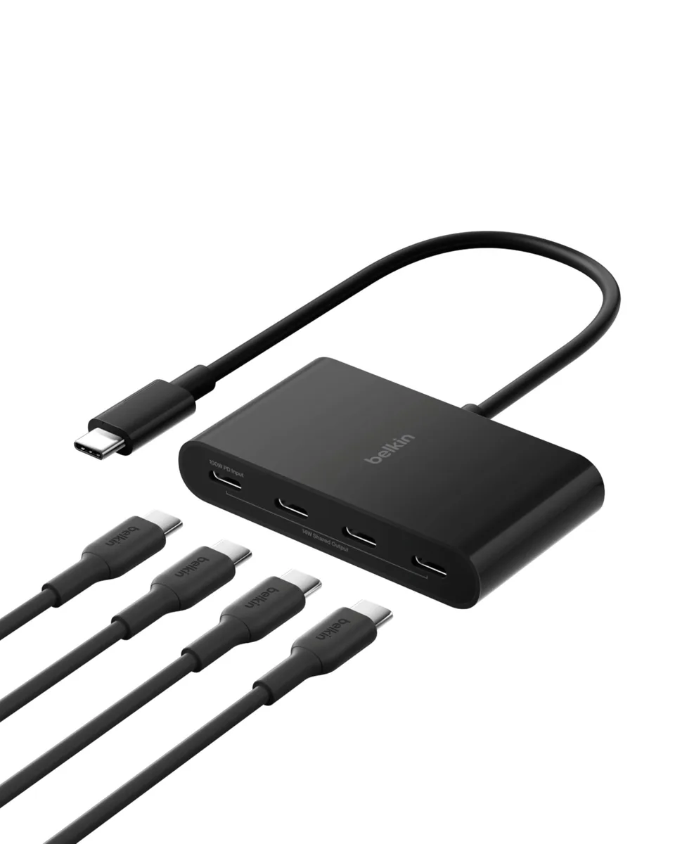 Belkin Belkin Connect 4 Port USB C Hub 2 in 1 accessory — product photo