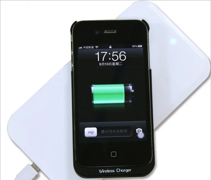 KuWfi KuWfi MC-02A Qi Wireless Charger Transmitter Pad Clear White — product photo