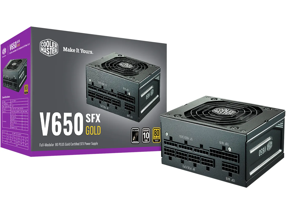 Cooler Master Cooler Master MPY-6501-SFHAGV-US V650 SFX Gold 650W power supply — product photo