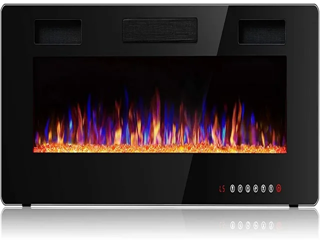 Pretzi Pretzi 60" Electric Fireplace 1500W 12 Colours 58lb — product photo