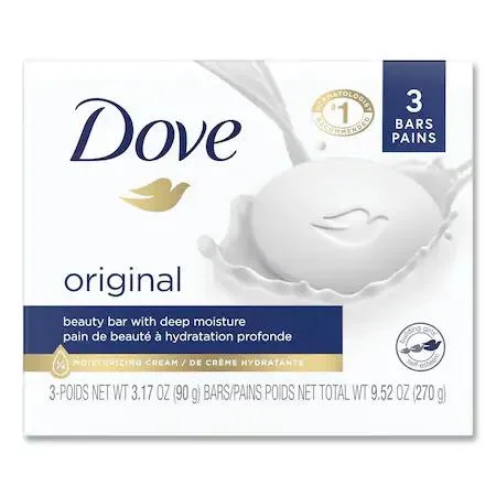 Dove Dove 04090CT Cleansing Bar Light Scent 3.17 oz 12 Carton — product photo
