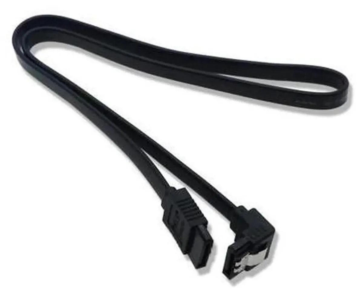 SMUGDESK SMUGDESK 40cm SATA 3.0 flat cable straight to 90° right angle — product photo