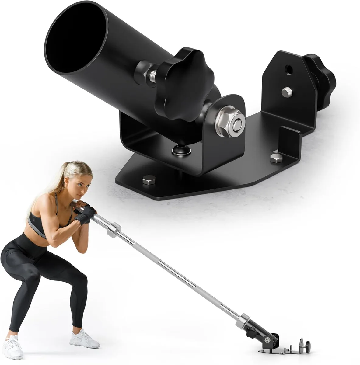 TAURKENAM TAURKENAM 360 Swivel Landmine Attachment with V Bar home gym — product photo