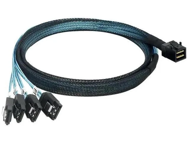 Fervit Fervit 12Gbps Mini SAS SFF8643 to 4Port SATA Fanout Cable 1m — product photo