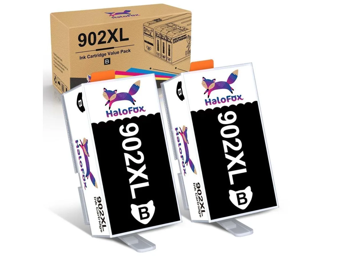 V4ink V4ink 902XL High Yield Black Ink Cartridge 2-Pack 900 Pages — product photo