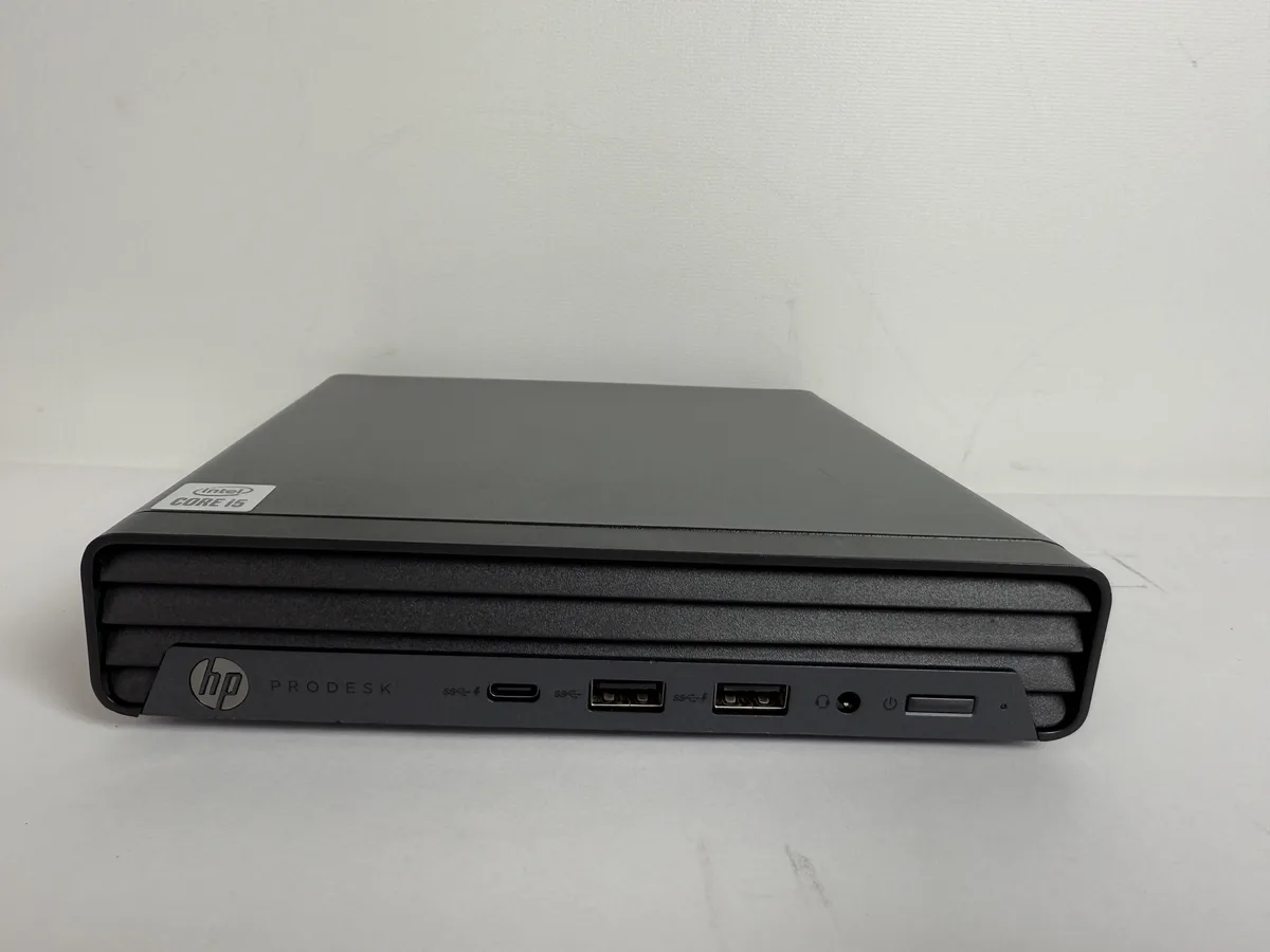 HP HP ProDesk 600 G6 Mini desktop PC Intel Core i5-10500T 2.3 GHz 16GB 256GB NVMe Windows 11 Pro Black — product photo