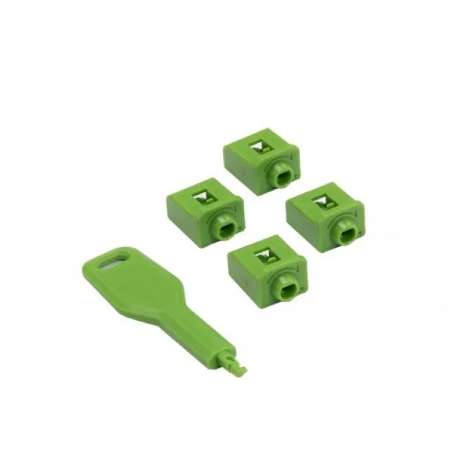 Syba Syba SY-ACC24084 Locking SFP Port Dust Blocker cable management — product photo