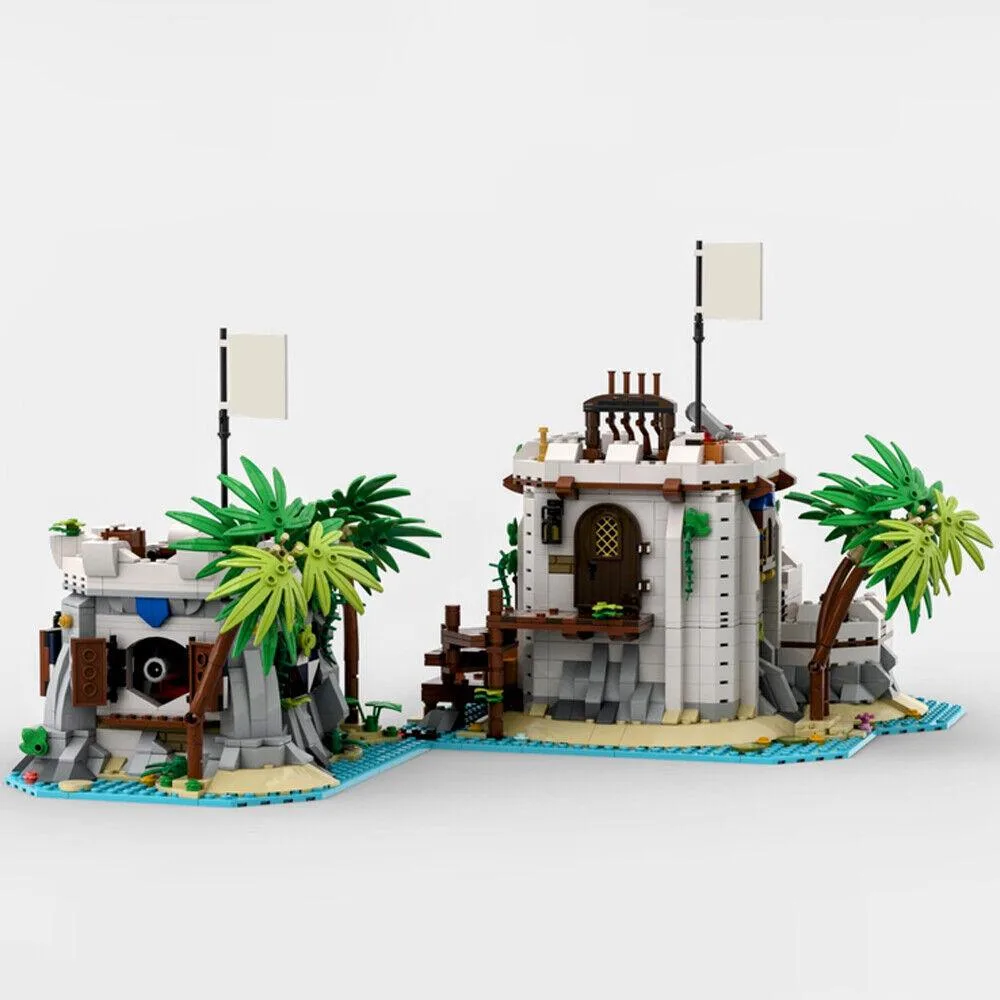 ZITIANYOUBUILD ZITIANYOUBUILD MOC-79638+MOC-80308 Imperial Fortified Outpost &amp; Cannon Cove 2292 Parts educational — product photo