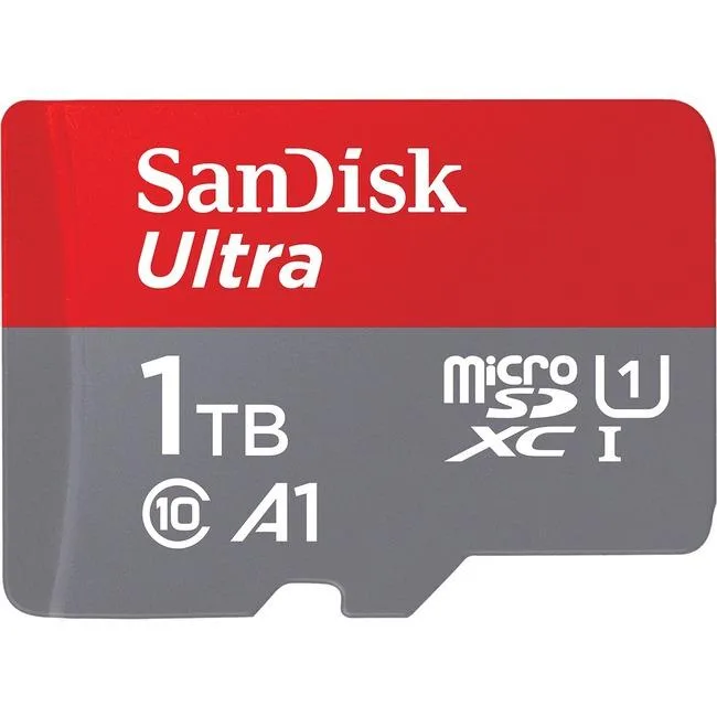 SanDisk SanDisk Ultra 1 TB UHS-I microSDXC SDSQUA41T00AN6MA memory card — product photo