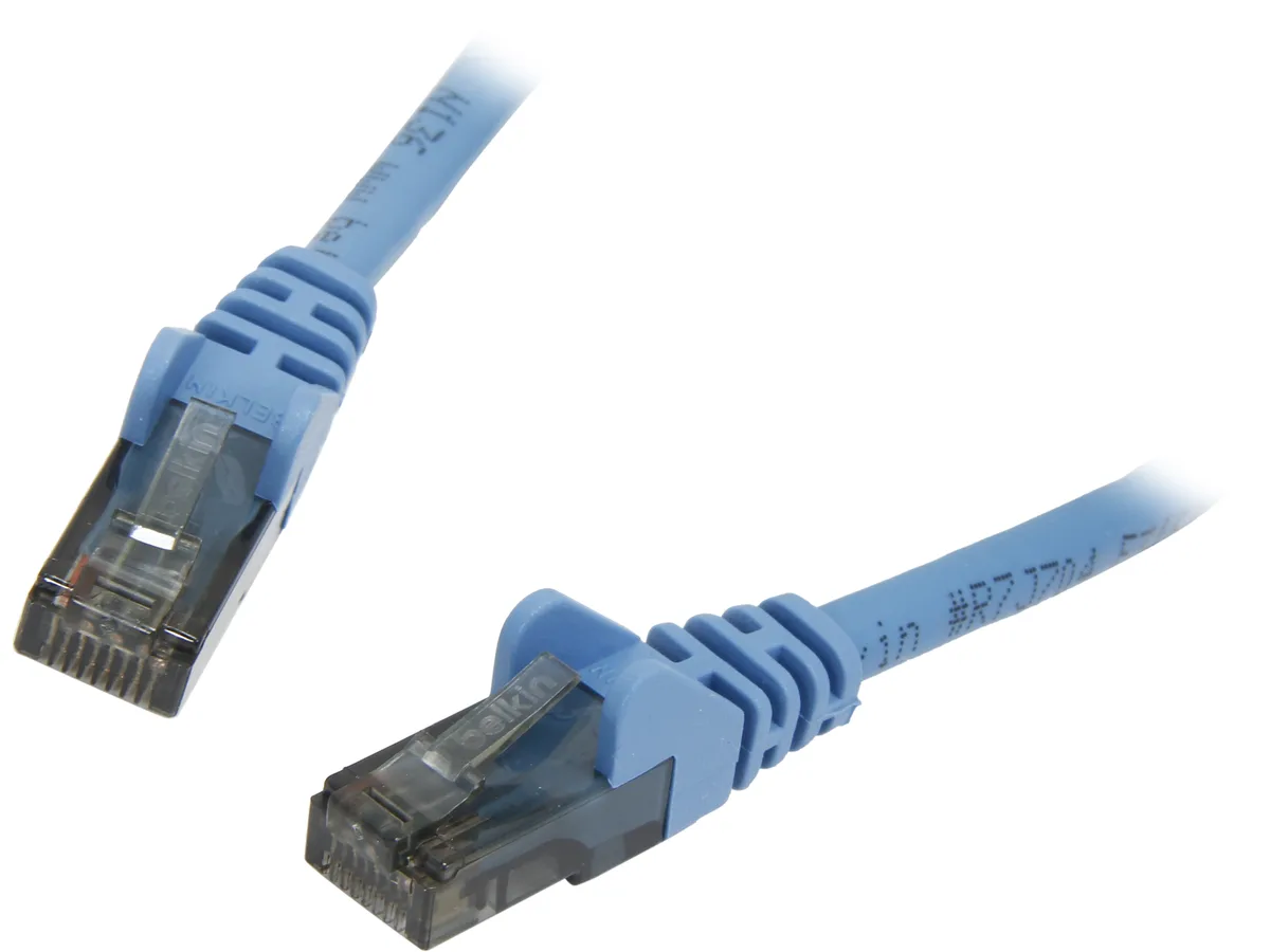 Belkin Belkin A3L980b25-BLU-S Cat 6 network ethernet cable 25 ft Blue — product photo