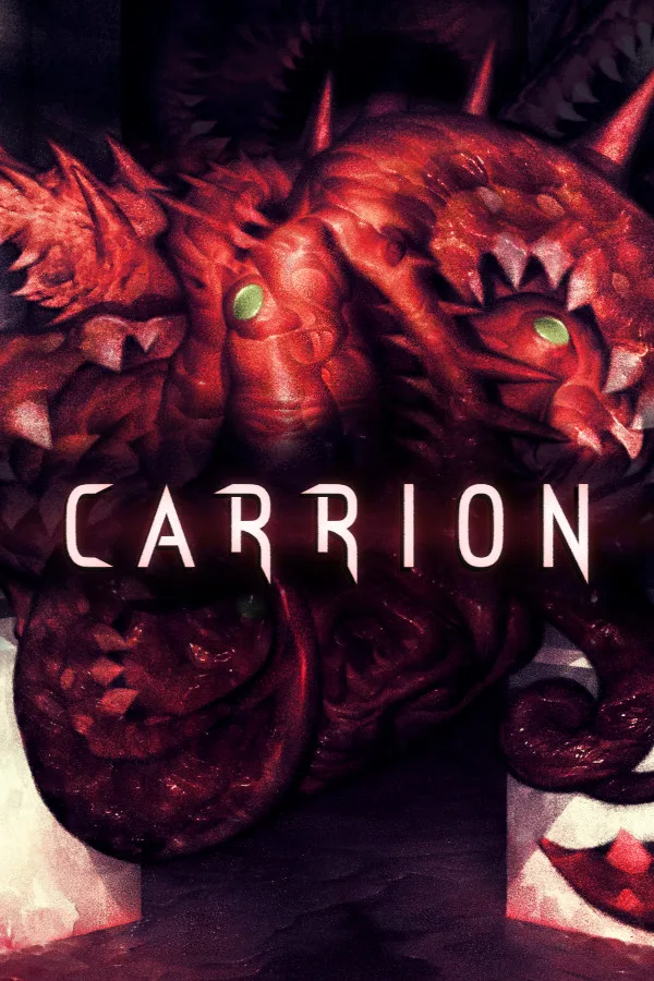 Digital Steam key card for CARRION reverse horror game