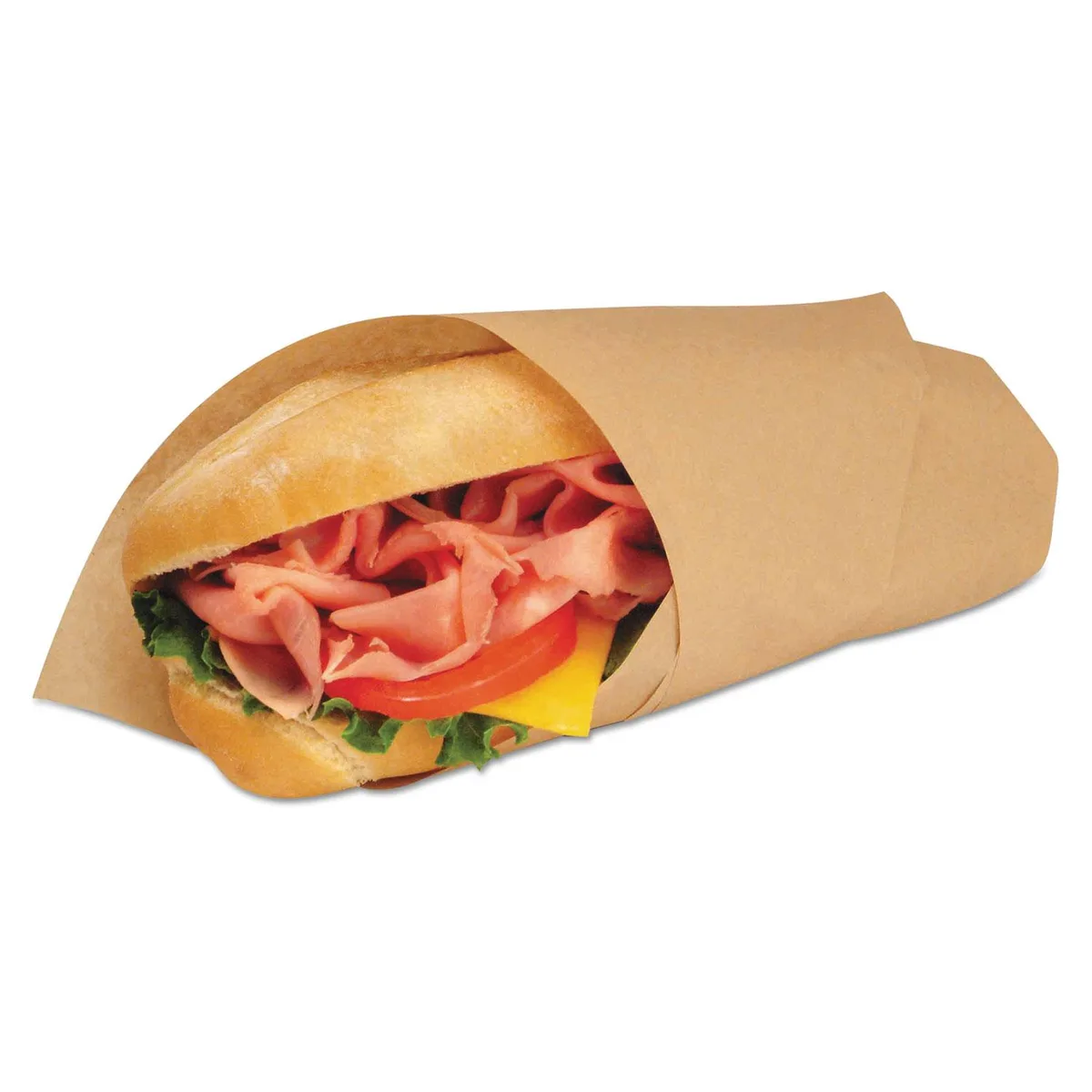 EcoCraft EcoCraft Grease-Resistant Paper Wraps Natural 14 x 14 1000/Box — product photo