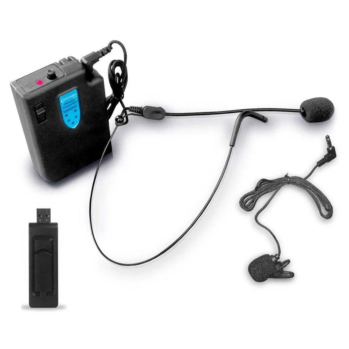 Technical Pro Technical Pro WMU95 Wireless Headset Lapel Microphone System — product photo