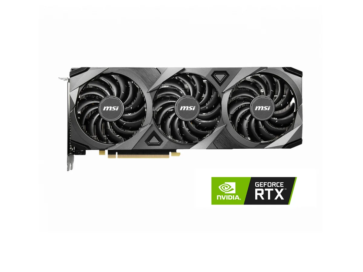 MSI MSI G3070V3XPCLBV GeForce RTX 3070 Ventus 3X Plus 8G OC LHR BV graphics card — product photo