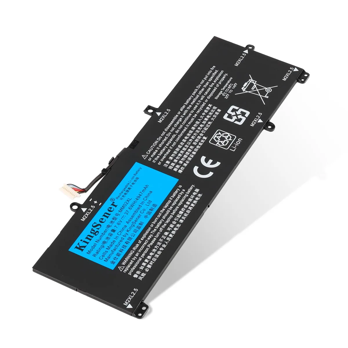 KingSener KingSener MM02XL 7.6V 37.6Wh laptop battery — product photo