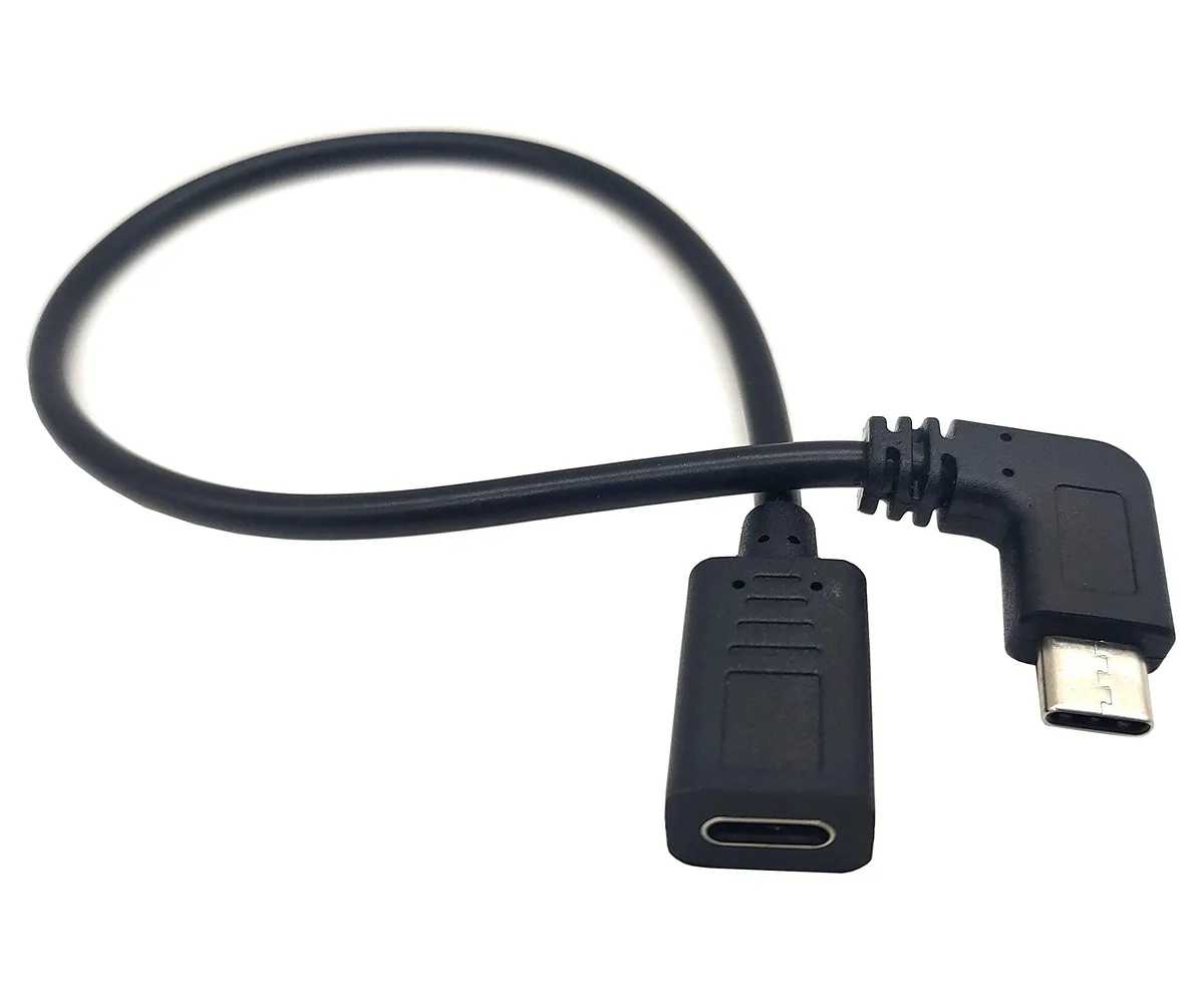 BUCIER BUCIER USB-C 90° Male to Female Extension Cable 25cm — product photo