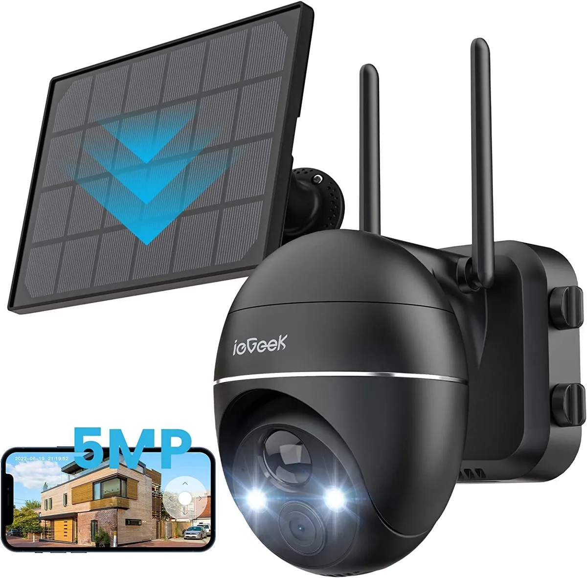 ieGeek ieGeek ZS-GX4S 5MP 360° PTZ solar network camera — product photo