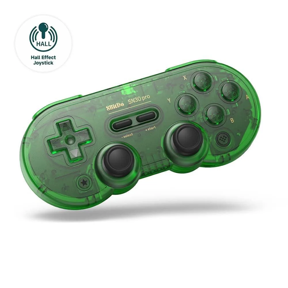 8bitdo 8bitdo SN30 Pro Hall Effect game controller Jade Green — product photo
