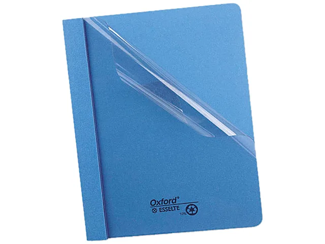 TOPS TOPS 55801 Clear Front Report Cover Tang Clip Letter .5 Capacity Blue 25 per Box — product photo