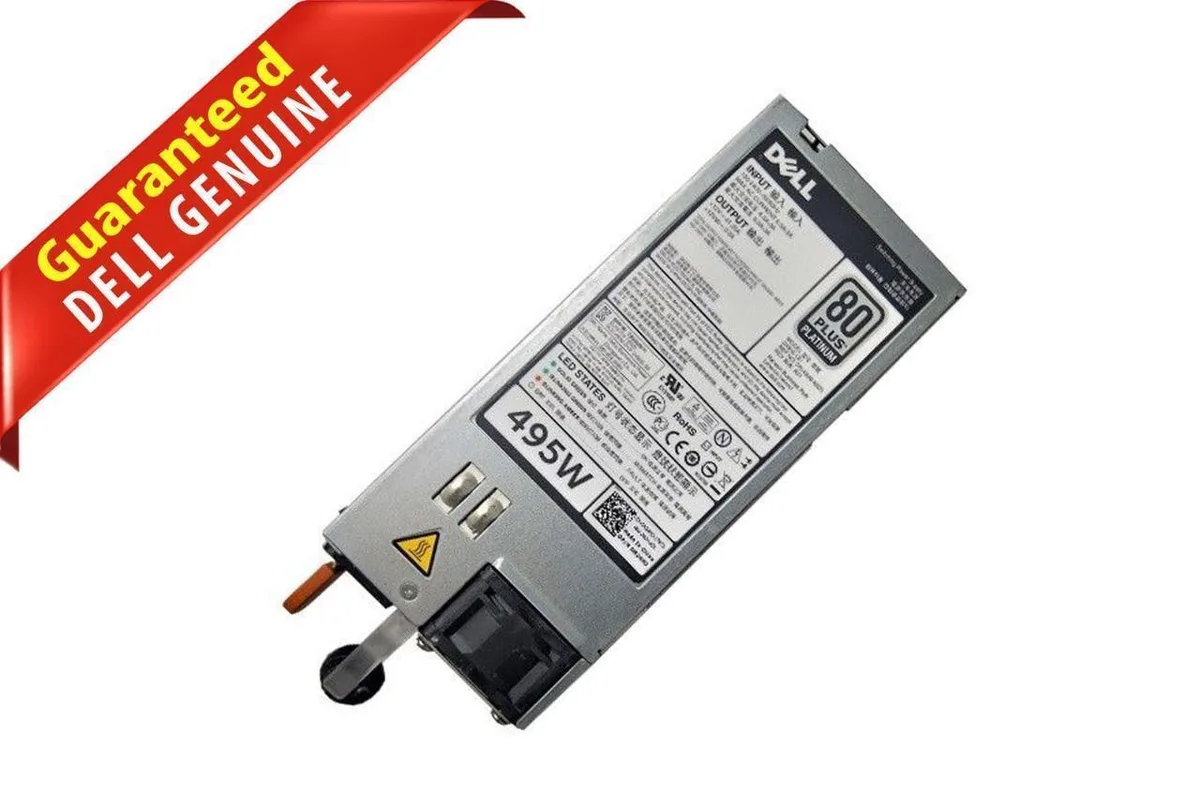 DELL DELL PowerEdge 495W server power supply D495E-S0 N24MJ — product photo