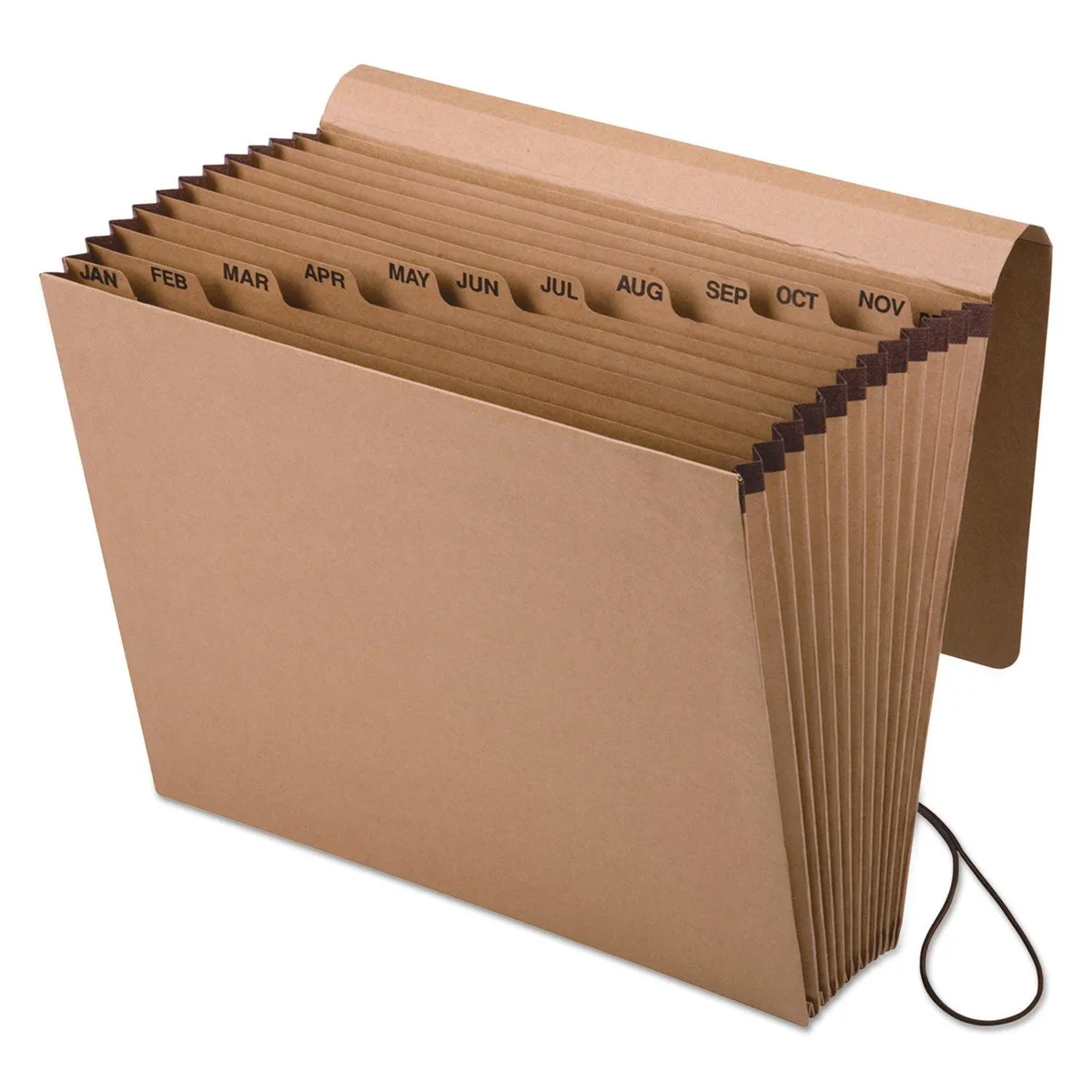  Pendaflex Expanding Kraft File Jan.-Dec. Index 12 x 10 Brown K-17M-OX — product photo