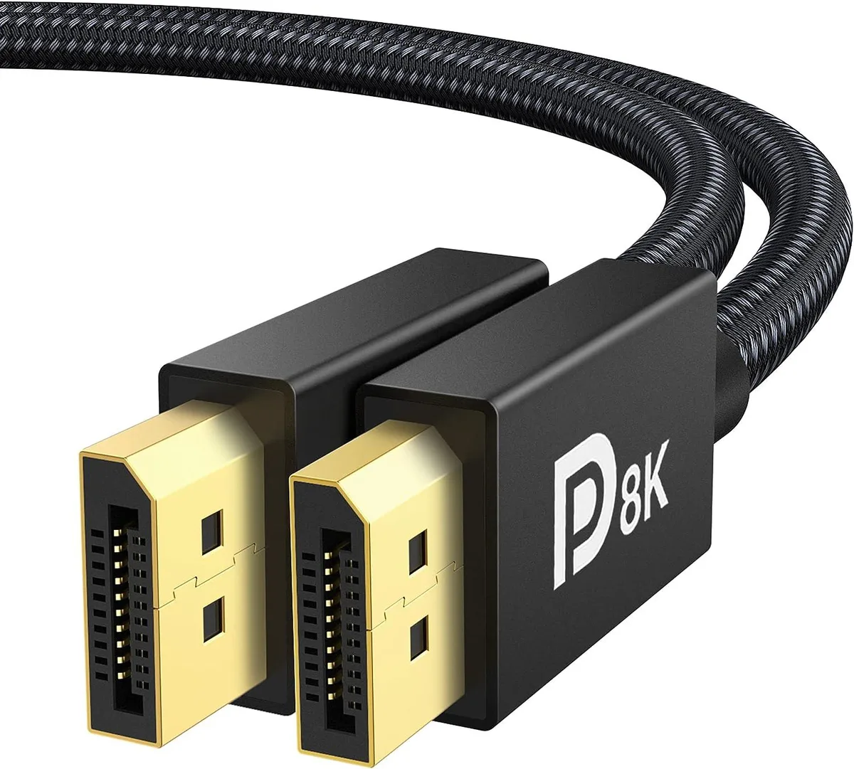 ESTONE ESTONE LJ-DP8K DisplayPort cable 1.4 3.3 ft 32.4 Gbps 8K 60 Hz — product photo
