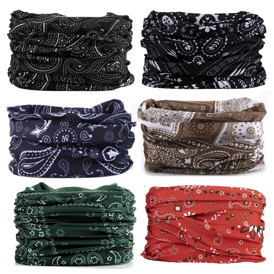 WXDRVT Neckwear 6-Pack Polyester 19.5 x 9.8 in — product photo