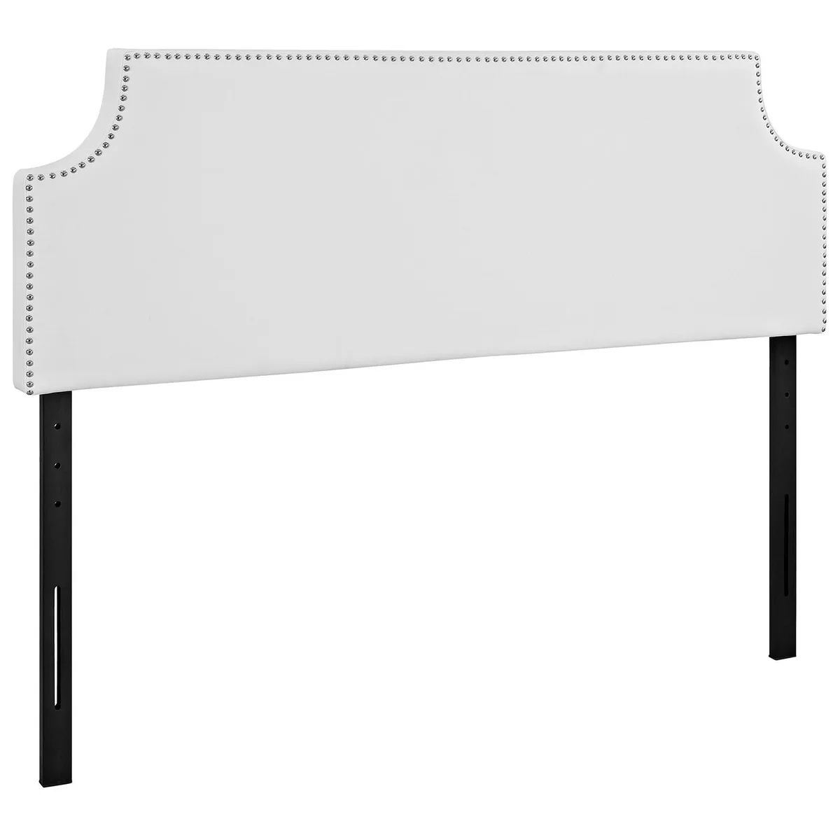 Modway Furniture Modway Furniture Laura Queen Upholstered Vinyl Headboard White 63.5"W 41-46"H — product photo