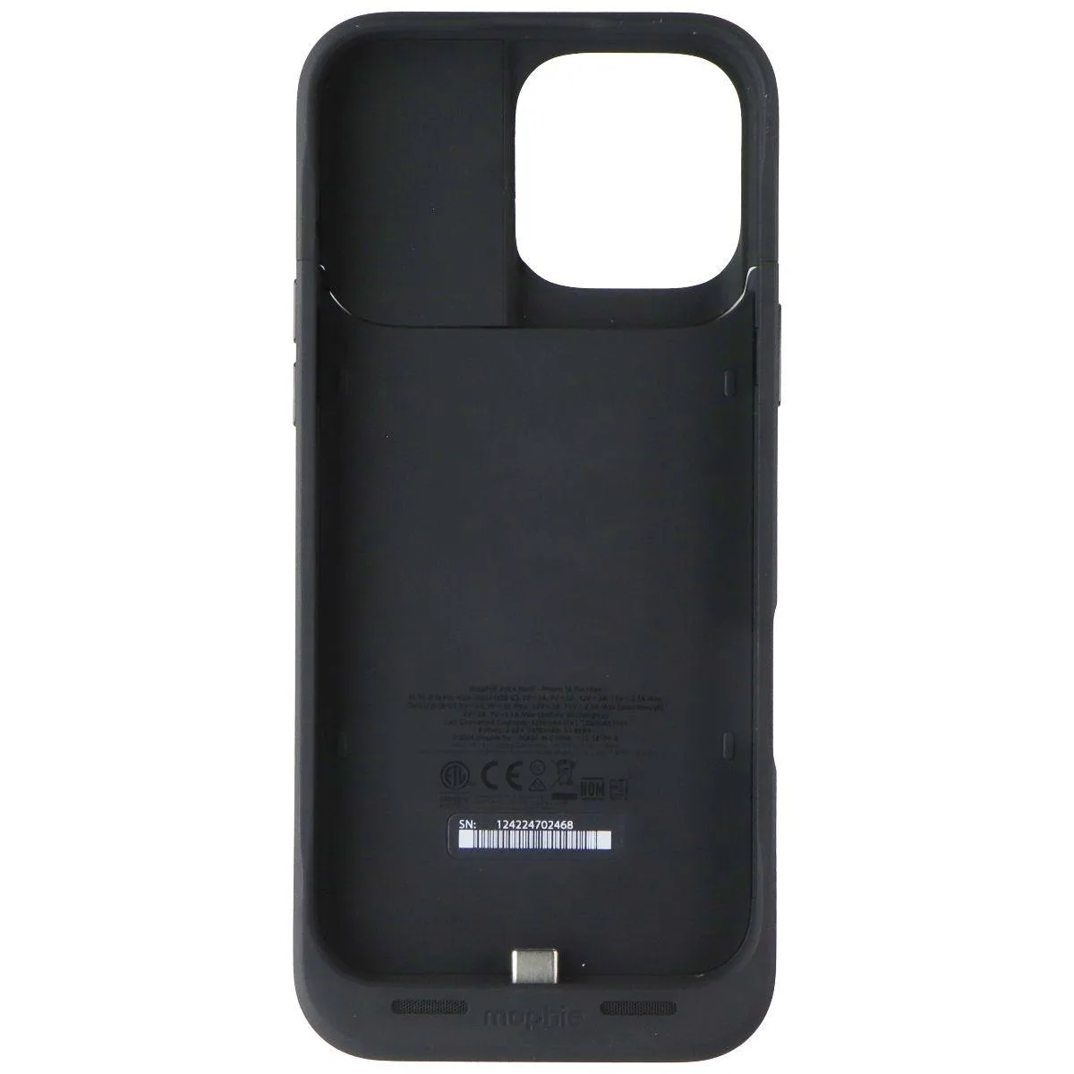 Mophie Mophie Juice Pack Battery Case iPhone 16 Pro Max Black — product photo