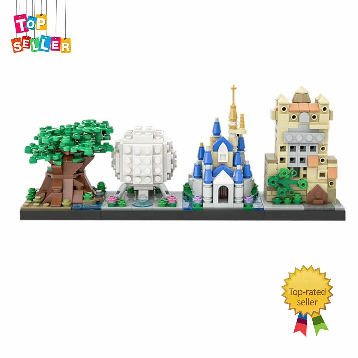ZITIANYOUBUILD ZITIANYOUBUILD Iconic Theme Park Lite 529 Pieces Building Set — product photo
