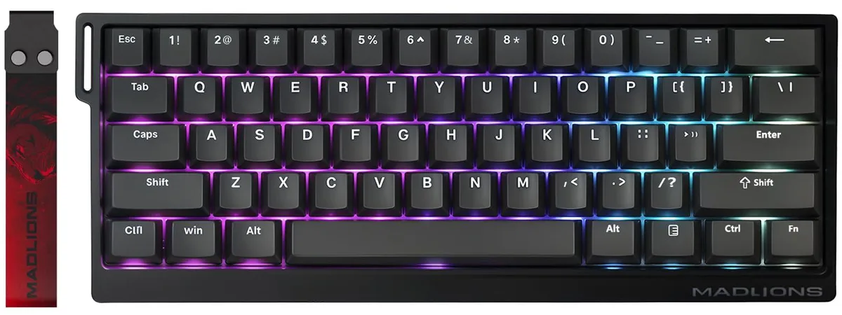 Vszerda Vszerda MAD 60 HE RGB 60% Wired Magnetic Switch Mechanical Gaming Keyboard — product photo
