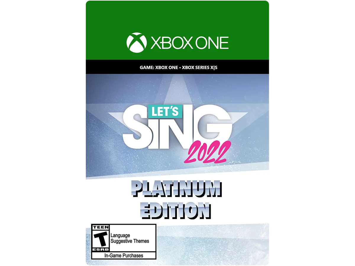 Ravenscourt Ravenscourt G3Q-01294 Let's Sing 2022 Platinum Edition downloadable game — product photo