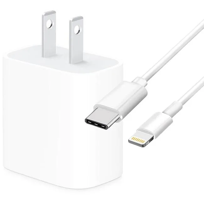 4XEM 4XEM 4XIPHN11KIT6 White iPhone 11 Charger Kit 20W USB-C 6ft Cable — product photo