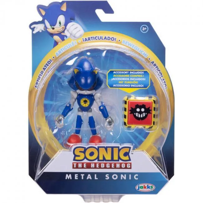 Jakks Pacific Jakks Pacific 428414-V2 Sonic 4-inch Articulated Figures Wave 21 4pc Assortment — product photo