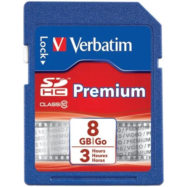 VERBATIM VERBATIM 96318 8 GB Class 10 SDHC card — product photo