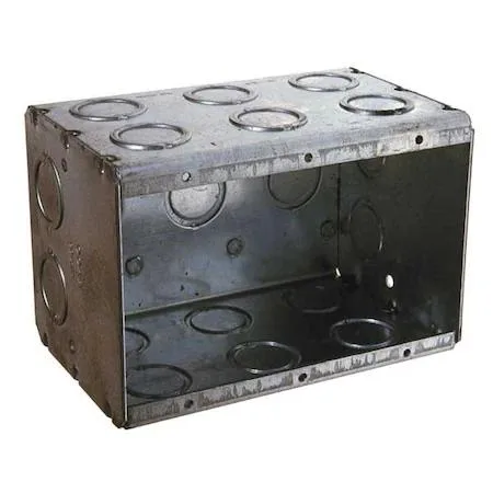 Hubbell Incorporated Hubbell Incorporated RACO 697 3-Gang Masonry Electrical Box 67.3 cu in — product photo