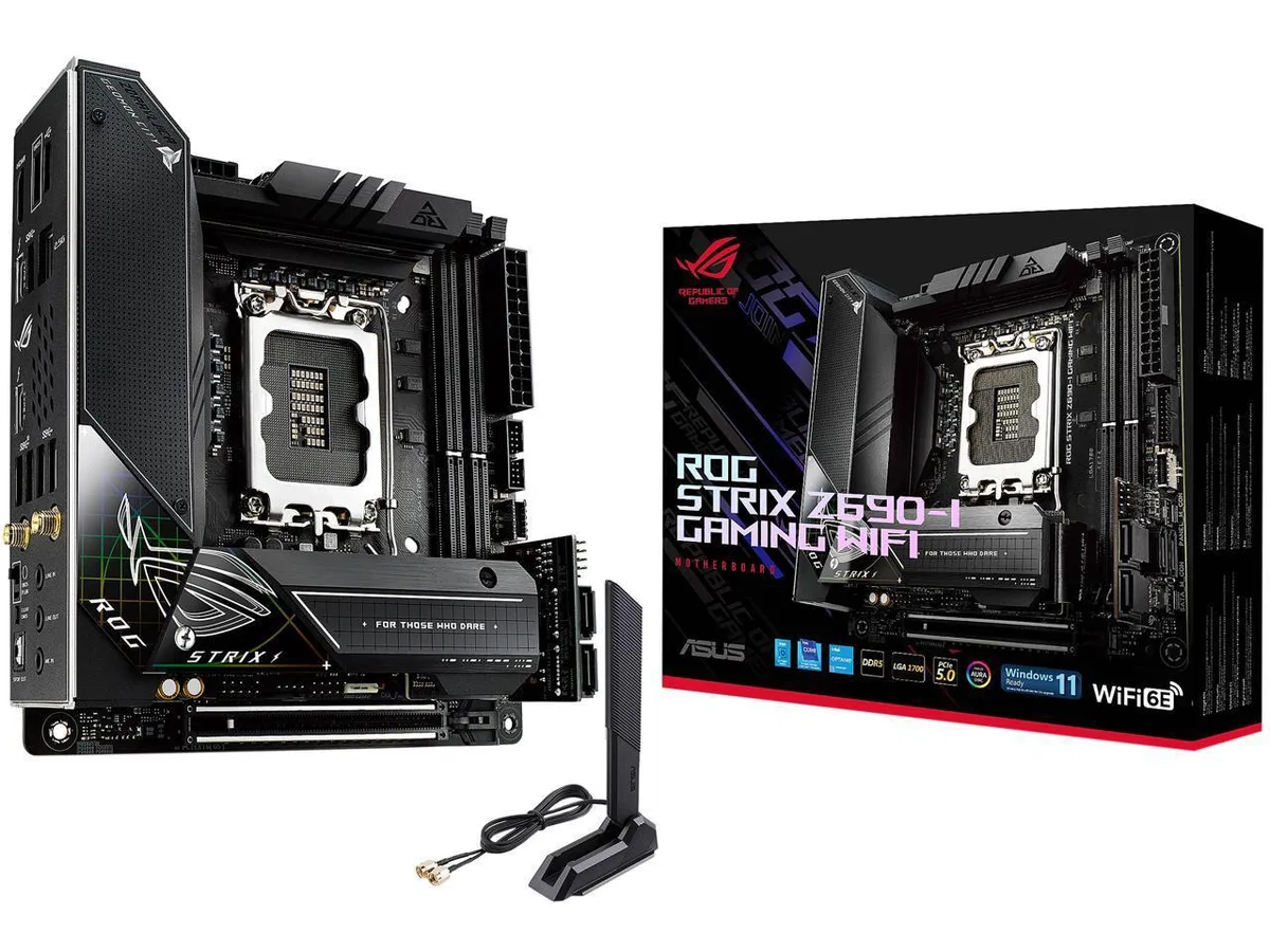 ASUS ASUS ROG STRIX Z690-I Intel LGA 1700 DDR5 ITX motherboard — product photo