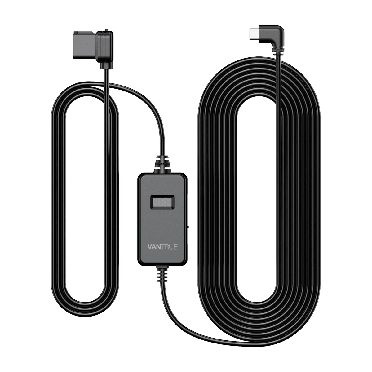 Vantrue Vantrue 10ft Type C USB OBD Hardwire Power Cable with LED Screen — product photo