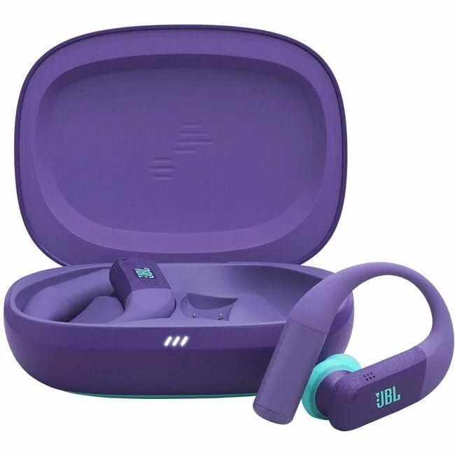 JBL JBL Endurance Peak 4 True Wireless Noise Cancelling Sport Earbuds Purple — product photo