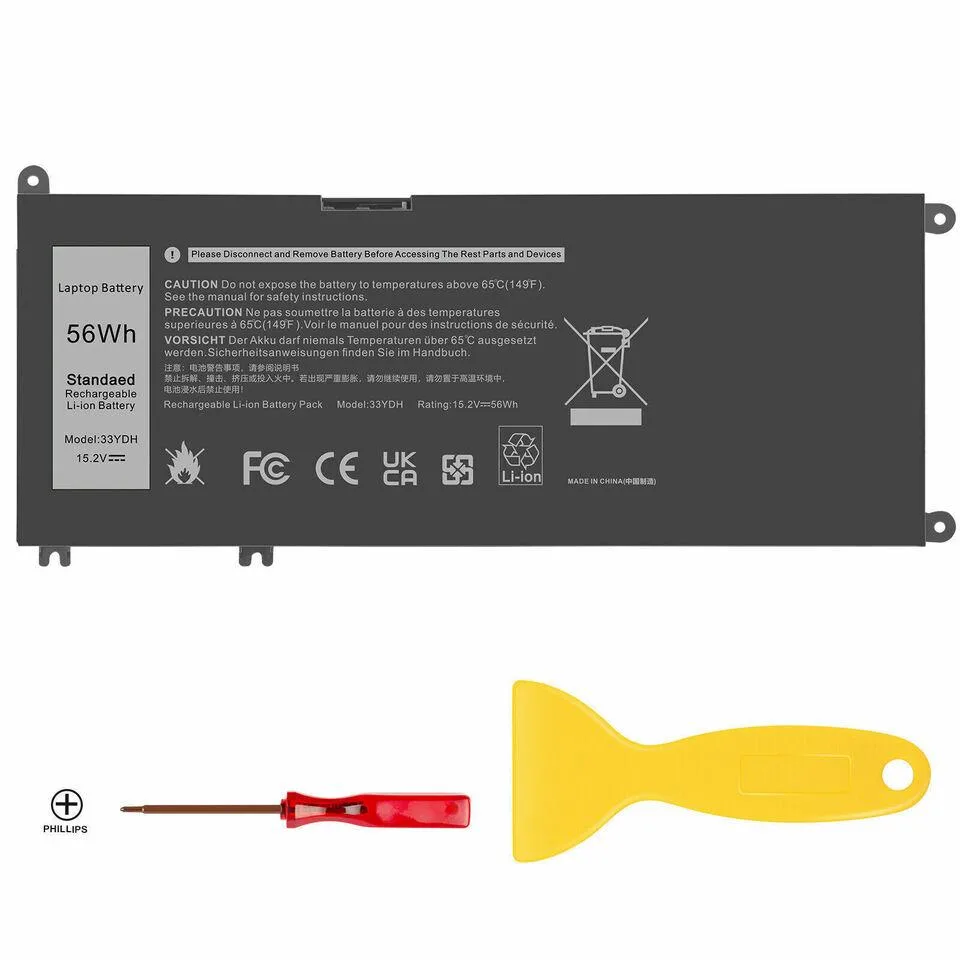 DELL DELL 33YDH 56Wh laptop battery for Latitude 13 14 15 3000 3380 3480 3400 3500 3490 3590 3580 — product photo