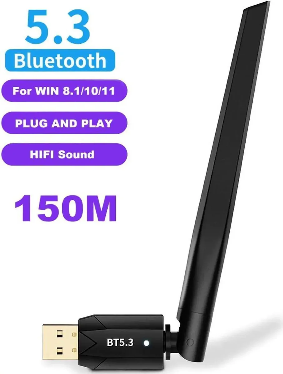 Vszerda Vszerda Bluetooth 5.3 Adapter 5dBi Antenna 492FT/150M — product photo