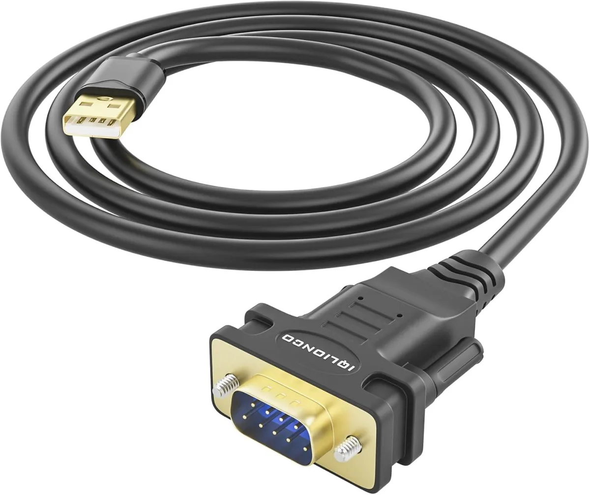 BFKK BFKK 10FT USB to DB9 Male Serial Adapter Cable with FTDI FT232RL Chipset — product photo