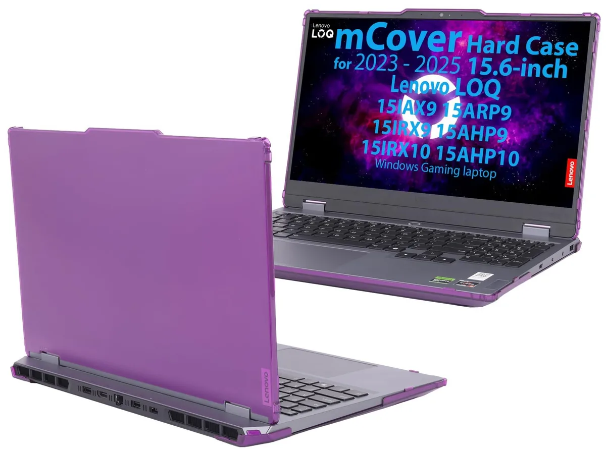 V2 Technologies V2 Technologies 2 in 1 accessory for 15.6" Lenovo LOQ 15IAX9 15ARP9 15IRX9 15AHP9 15IRX10 15AHP10 Purple — product photo