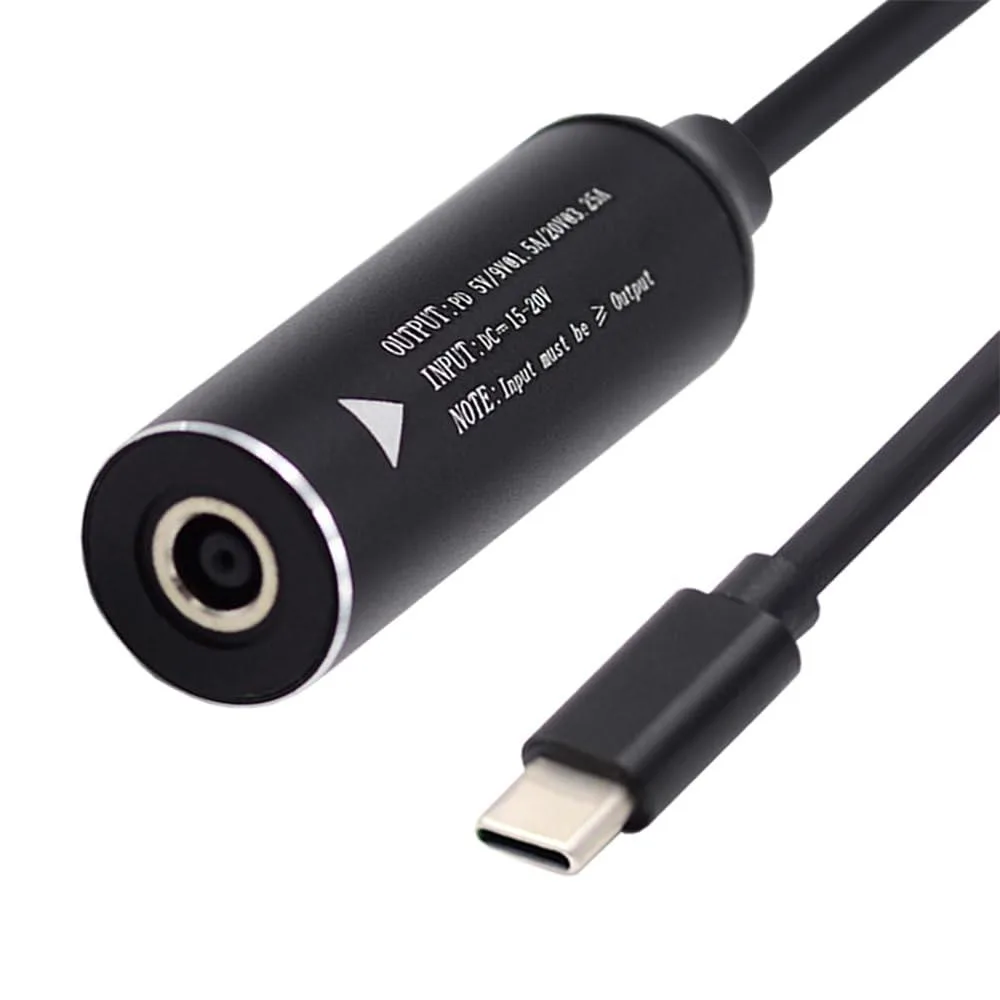 Fervit Fervit 4.5x3.0mm DC Jack to USB-C PD Cable 65W 15V 20V — product photo