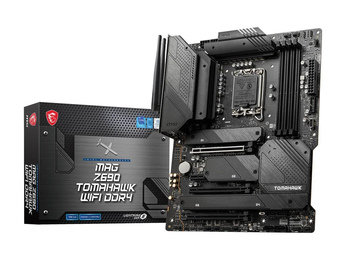 MSI MSI MAG Z690 Tomahawk Wifi DDR4 LGA 1700 ATX Intel motherboard — product photo