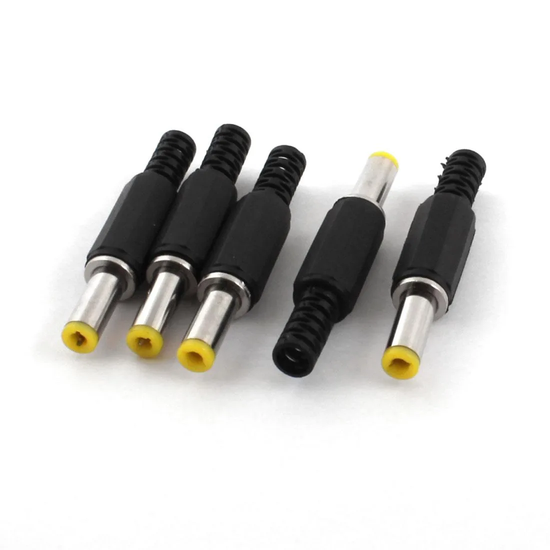 Unique-Bargains Unique-Bargains 5.5mm x 2.5mm Male DC Plug Adapter Connector 5 Pcs — product photo
